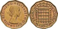 Großbritannien 3 Pence Queen Elizabeth II. -
