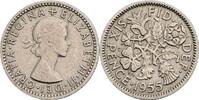 Großbritannien 6 Pence Queen Elizabeth II. -