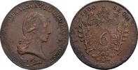 Kaisertum Österreich, Franz I. (II.) 6 Kreuzer -