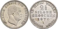 2 1/2 Silbergroschen 1870 A Preussen  ss/ss+