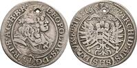 RDR, Österreich 6 Kreuzer Leopold I. 1657-1705 -