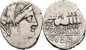 ROM, Republik Denar L. Rubrius Dossenus 87 BC -