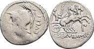 ROM, Republik Denar P. Servilius Rullus 100 BC -