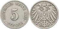 5 Pfennig 1893 G Deutsches Reich  ss