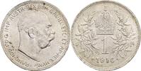 Kaisertum Österreich 1 Krone Kaiser Franz Joseph I. 1848-1916 -