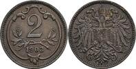 Kaisertum Österreich 2 Heller Kaiser Franz Joseph I. -