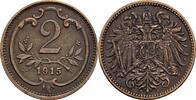 Kaisertum Österreich 2 Heller Kaiser Franz Joseph I. -