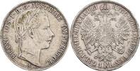 Kaisertum Österreich 1 Gulden Kaiser Franz Joseph I. 1848-1916 -