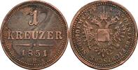 Kaisertum Österreich 1 Kreuzer Kaiser Franz Joseph I. 1848-1916 -