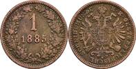 Kaisertum Österreich 1 Kreuzer Kaiser Franz Joseph I. 1848-1916 -
