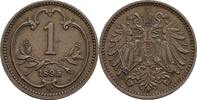 Kaisertum Österreich 1 Heller Kaiser Franz Joseph I. 1848-1916 -