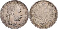 Kaisertum Österreich 1 Gulden Kaiser Franz Joseph I. 1848-1916 -