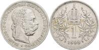 Kaisertum Österreich 1 Krone Kaiser Franz Joseph I. 1848-1916 -