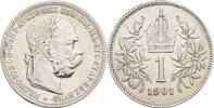 Kaisertum Österreich 1 Krone Kaiser Franz Joseph I. 1848-1916 -