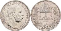 Kaisertum Österreich 1 Korona Kaiser Franz Joseph I. 1848-1916 -