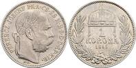 Kaisertum Österreich 1 Korona Kaiser Franz Joseph I. 1848-1916 -