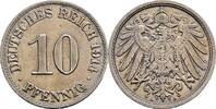 Deutsches Reich 10 Pfennig 1914 A vz