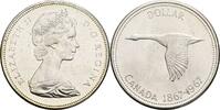 Kanada, Elizabeth II. 1 Dollar Fliegende Kanadagans -