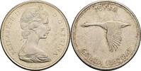 Kanada, Elizabeth II. 1 Dollar Fliegende Kanadagans -