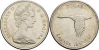 Kanada, Elizabeth II. 1 Dollar Fliegende Kanadagans -