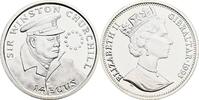 Gibraltar, Elizabeth II. 14 Ecus Sir Winston Churchill -