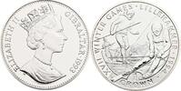 Gibraltar, Elizabeth II. 1 Crown Olympische Winterspiele Lillehammer 1994/Abfahrtslauf -