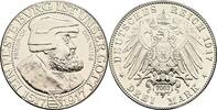 Sachsen 3 Mark Restrike Friedrich August III. 1904-1918 -