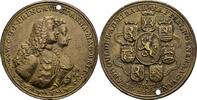 Niederlande Bronzemedaille Willem IV. Van Oranje-Nassau 1711-1751 -