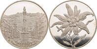 Tirol, Innsbruck Medaille Stadtansicht von Innsbruck/Edelweiß -