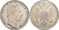 Kaisertum Österreich 1 Gulden Kaiser Franz Joseph I. 1848-1916 -