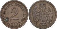 Königreich Serbien 2 Pare Peter I. 1903-1918 -
