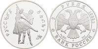 Russland 3 Rublja (1 Oz) Russisches Ballett -