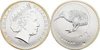 Neuseeland, Elizabeth II. 1 Dollar Fabulous 15 Silver Collection - Silberbarrenmünze Kiwi -