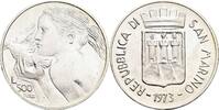 San Marino 500 Lire Mädchen mit Taube -