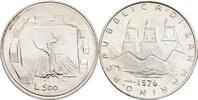 San Marino 500 Lire Olivenbaum im Mauerring -