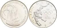 San Marino 500 Lire Olympische Sommerspiele Los Angeles 1984 -