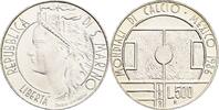 San Marino 500 Lire Fussball WM in Mexiko 1986 -