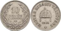 Kaisertum Österreich 10 Filler Franz Joseph I. 1848-1916 -