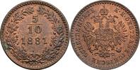 Kaisertum Österreich 5/10 Kreuzer Franz Joseph I. 1848-1916 -