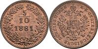 Kaisertum Österreich 5/10 Kreuzer Franz Joseph I. 1848-1916 -
