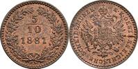 Kaisertum Österreich 5/10 Kreuzer Franz Joseph I. 1848-1916 -