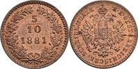 Kaisertum Österreich 5/10 Kreuzer Franz Joseph I. 1848-1916 -