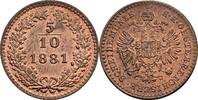 Kaisertum Österreich 5/10 Kreuzer Franz Joseph I. 1848-1916 -