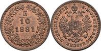 Kaisertum Österreich 5/10 Kreuzer Franz Joseph I. 1848-1916 -