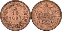 Kaisertum Österreich 5/10 Kreuzer Franz Joseph I. 1848-1916 -
