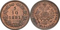 Kaisertum Österreich 5/10 Kreuzer Franz Joseph I. 1848-1916 -