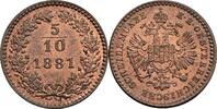 Kaisertum Österreich 5/10 Kreuzer Franz Joseph I. 1848-1916 -