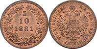 Kaisertum Österreich 5/10 Kreuzer Franz Joseph I. 1848-1916 -