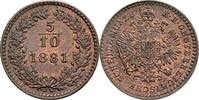 Kaisertum Österreich 5/10 Kreuzer Franz Joseph I. 1848-1916 -