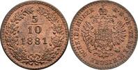 Kaisertum Österreich 5/10 Kreuzer Franz Joseph I. 1848-1916 -